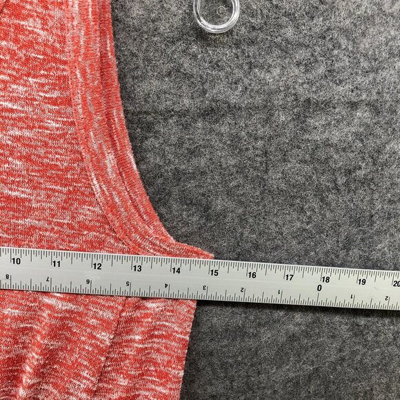 Lou & Grey Sleeveless Maxi Dress S Pink Tiered Knit Pullover Casual - Picture 6 of 8